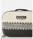 RIP CURL F-LIGHT ULTIMATE BEAUTY CASE - BLACK/OATMEAL