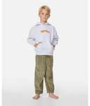 RIP CURL BOY RIDE THE WAVE HOOD- LIGHT GREY HEATHER