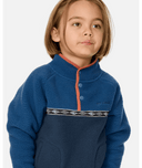 RIP CURL BOY HERITAGE POLAR FLEECE- LIGHT NAVY