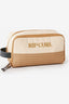 RIP CURL MIXED TOILETRY BAG - LIGHT BROWN