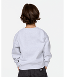 RIP CURL BOY SURF CHECK CREW - LIGHT GREY HEATHER