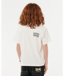 RIP CURL BOYS TROPIC EMBROIDER SHIRT - BONE