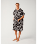RIP CURL SESSIONS HOODED TOWEL - WASHED BLACK