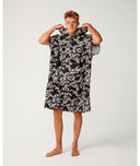 RIP CURL SESSIONS HOODED TOWEL - WASHED BLACK