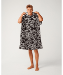 RIP CURL SESSIONS HOODED TOWEL - WASHED BLACK