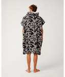 RIP CURL SESSIONS HOODED TOWEL - WASHED BLACK