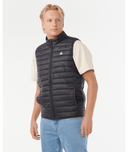 RIP CURL ANTI SERIES SEARCH PUFFER VEST - BLACK