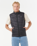RIP CURL ANTI SERIES SEARCH PUFFER VEST - BLACK