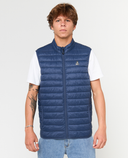 RIP CURL ANTI SERIES SEARCH PUFFER VEST - LIGHT NAVY