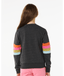RIP CURL GIRLS SURF REVIVAL CREW - WASHED BLACK