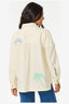 RIP CURL PACIFIC DREAMS EMBROIDERED SHACKET - BONE