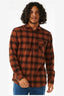 RIP CURL GRINNERS FLANNEL - BRICK
