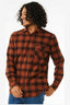 RIP CURL GRINNERS FLANNEL - BRICK