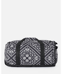 LARGE PACKABLE DUFFLE 60L - BLACK/OFF WHITE