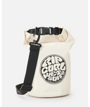 RIP CURL SURF SERIES 10L BARREL BAG - OFF WHITE/BLACK