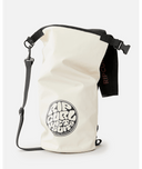 RIP CURL SURF SERIES 10L BARREL BAG - OFF WHITE/BLACK