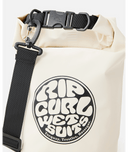 RIP CURL SURF SERIES 10L BARREL BAG - OFF WHITE/BLACK