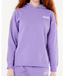 GIRLS SURF PUFF HOOD - PURPLE