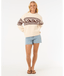 RIP CURL SOLEIL KNIT CREW - BROWN/OFF WHITE
