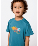 BOY LETS SEE THE WAVES TEE - STORM BLUE