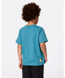 BOY LETS SEE THE WAVES TEE - STORM BLUE