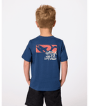 BOY AOTS TY WILLIAMS ART TEE - LIGHT NAVY