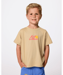 BOY AOTS TY WILLIAMS ART TEE - KHAKI SAND
