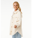 RIP CURL HIGH TIDE FLEECE SHACKET - OFF WHITE