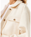 RIP CURL HIGH TIDE FLEECE SHACKET - OFF WHITE