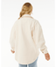 RIP CURL HIGH TIDE FLEECE SHACKET - OFF WHITE
