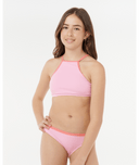 RIP CURL GIRLS PREMIUM RIB 2.0  BIKINI - WATERMELON
