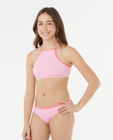 RIP CURL GIRLS PREMIUM RIB 2.0  BIKINI - WATERMELON