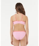RIP CURL GIRLS PREMIUM RIB 2.0  BIKINI - WATERMELON