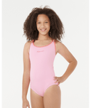RIP CURL GIRLS PREMIUM RIB ONE PIECE - WATERMELON