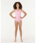 RIP CURL GIRLS PREMIUM RIB ONE PIECE - WATERMELON