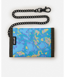 RIP CURL KIDS CHAIN SURF WALLET - BLUE/ORANGE