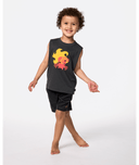 BOY AOTS TY WILLIAMS MUSCLE -WASHED BLACK