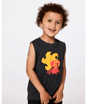 BOY AOTS TY WILLIAMS MUSCLE -WASHED BLACK