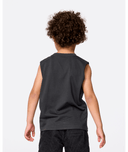 BOY AOTS TY WILLIAMS MUSCLE -WASHED BLACK