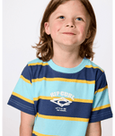 BOY STRIPE TEE - BLUE