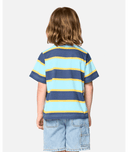 BOY STRIPE TEE - BLUE