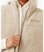RIP CURL SOLEIL REVO PUFFER VEST - NATURAL