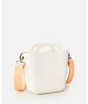 BEACH BLOOM CROSSBODY BUCKET - BONE