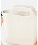 BEACH BLOOM CROSSBODY BUCKET - BONE