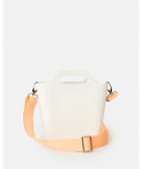 BEACH BLOOM CROSSBODY BUCKET - BONE