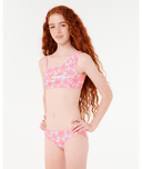 RIP CURL GIRLS NEON ISLES FLORAL BIKINI - AQUA