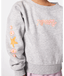RIP CURL GIRL RAINBOW TIDE PRINT CREW - GREY MARLE