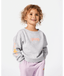 RIP CURL GIRL RAINBOW TIDE PRINT CREW - GREY MARLE