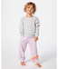 RIP CURL GIRL RAINBOW TIDE PRINT CREW - GREY MARLE