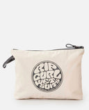 RIP CURL SURF SERIES POUCH - OFF WHITE/BLACK